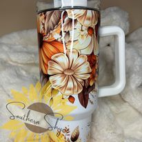 Boho Floral Tumbler