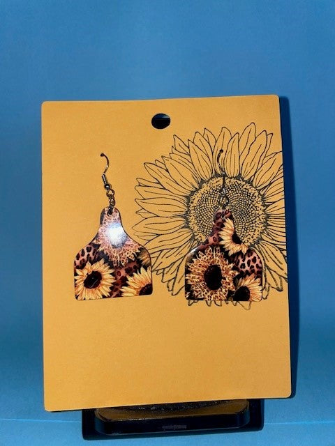 Sunflower Eartag